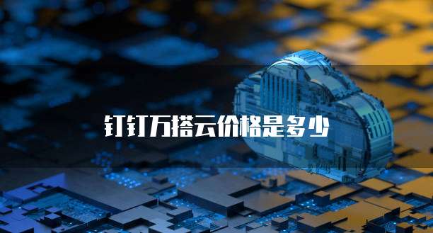 钉钉万搭云价格是多少