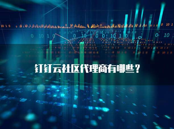 钉钉云社区代理商有哪些？