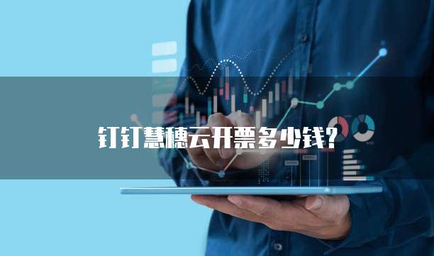 钉钉慧穗云开票多少钱？