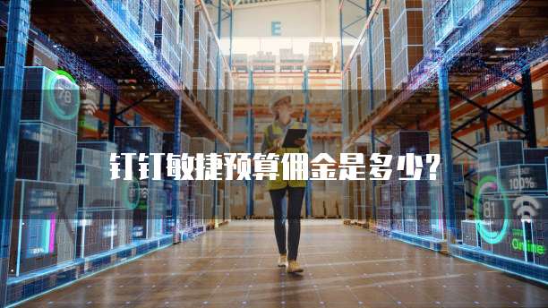 钉钉敏捷预算佣金是多少?
