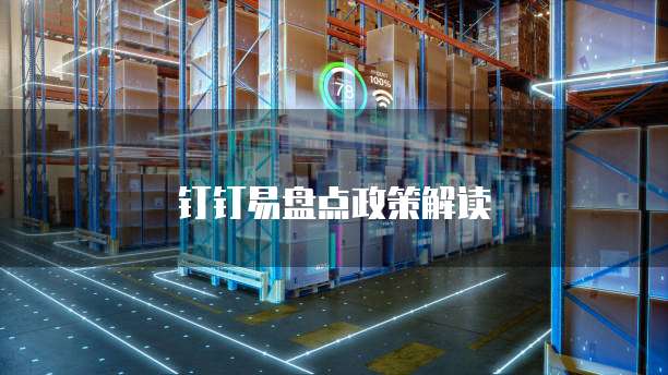 钉钉易盘点政策解读