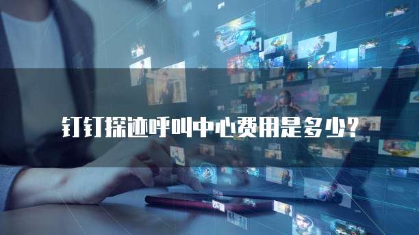 钉钉探迹呼叫中心费用是多少？