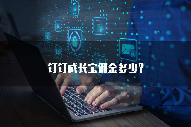 钉钉成长宝佣金多少?