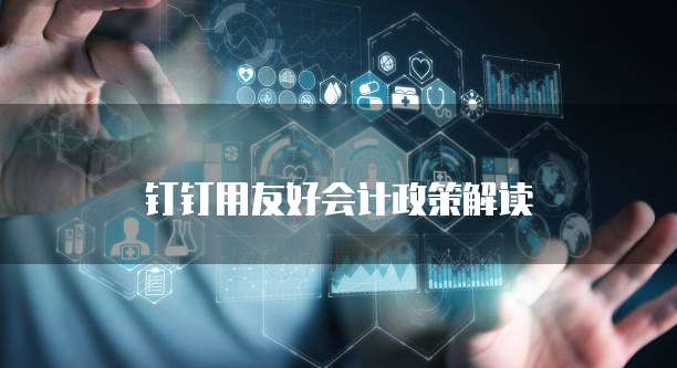 钉钉用友好会计政策解读