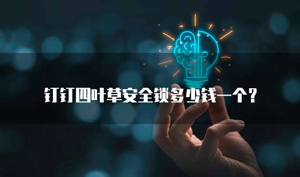 钉钉四叶草安全锁多少钱一个？