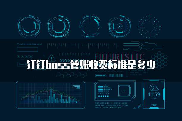 钉钉boss管账收费标准是多少