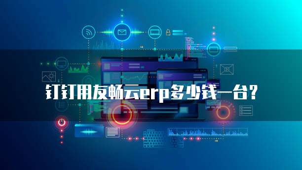 钉钉用友畅云erp多少钱一台?