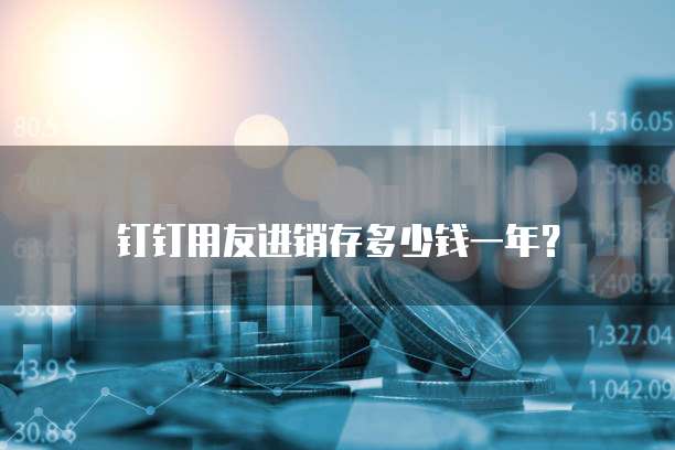 钉钉用友进销存多少钱一年？