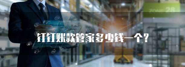 钉钉账款管家多少钱一个?