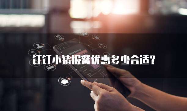 钉钉小猪报餐优惠多少合适?