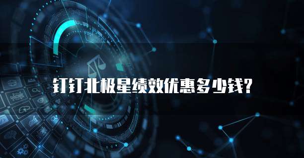 钉钉北极星绩效优惠多少钱？