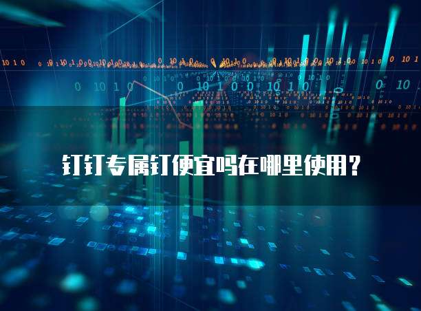 钉钉专属钉便宜吗在哪里使用？
