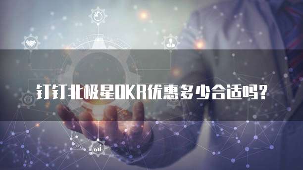 钉钉北极星okr优惠多少合适吗？