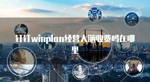 钉钉winplan经营大脑收费吗在哪里