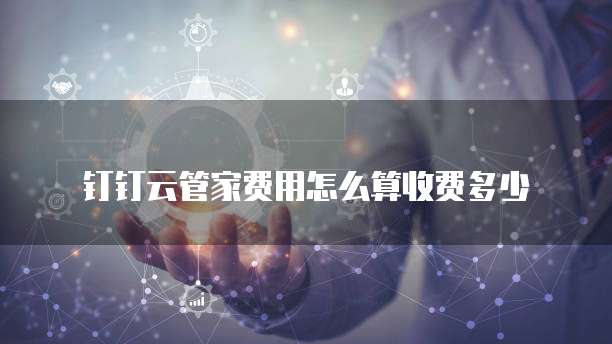 钉钉云管家费用怎么算收费多少