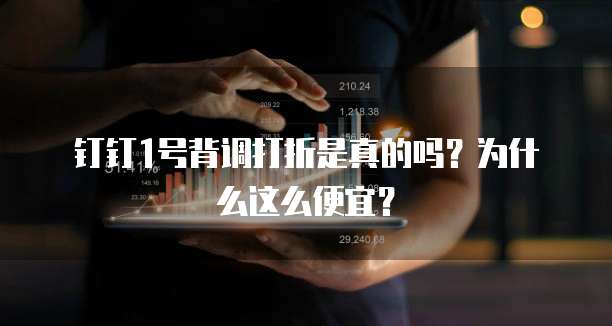 钉钉1号背调打折是真的吗？为什么这么便宜？