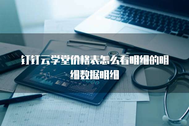 钉钉云学堂价格表怎么看明细的明细数据明细