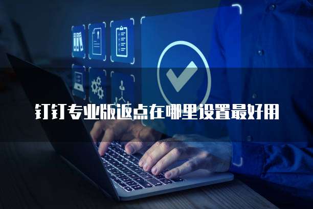 钉钉专业版返点在哪里设置最好用