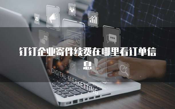 钉钉企业寄件续费在哪里看订单信息