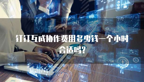 钉钉互成协作费用多少钱一个小时合适吗？