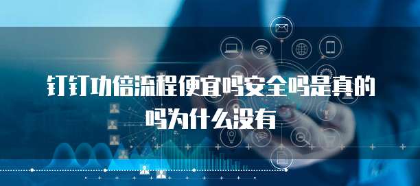 钉钉功倍流程便宜吗安全吗是真的吗为什么没有