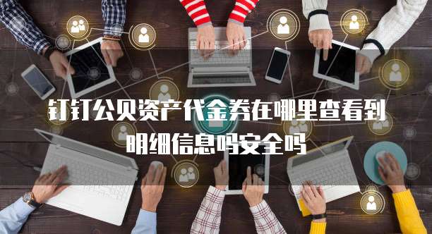钉钉公贝资产代金券在哪里查看到明细信息吗安全吗