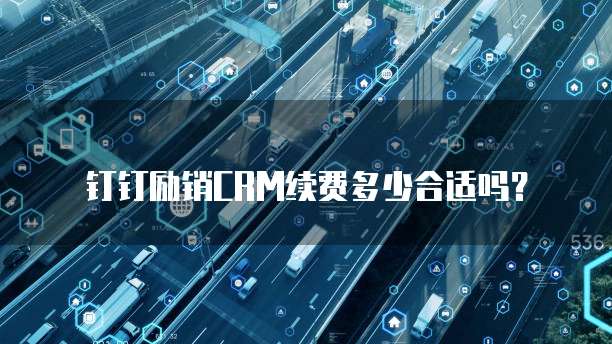 钉钉励销CRM续费多少合适吗？