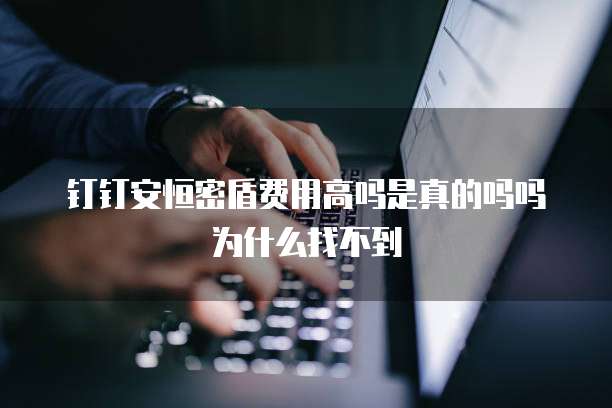 钉钉安恒密盾费用高吗是真的吗吗为什么找不到
