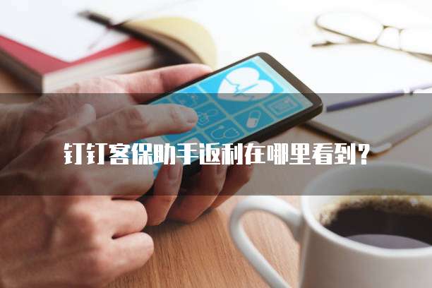 钉钉客保助手返利在哪里看到？
