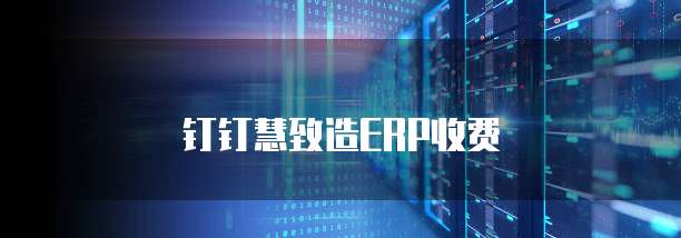 钉钉慧致造ERP收费
