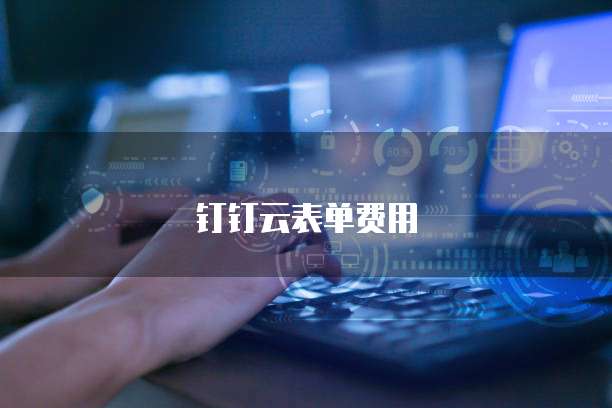 钉钉云表单费用
