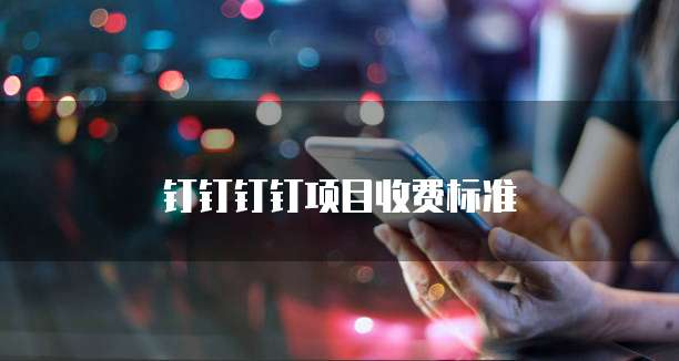 钉钉钉钉项目收费标准