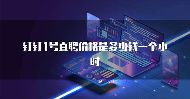 钉钉1号直聘价格是多少钱一个小时