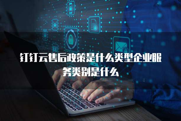 钉钉云售后政策是什么类型企业服务类别是什么