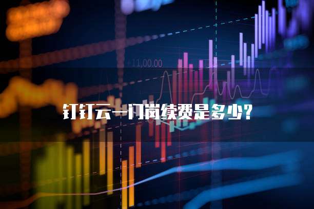 钉钉云一门岗续费是多少？