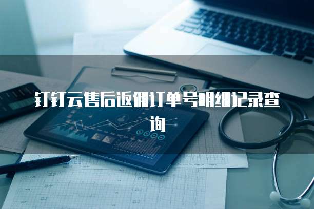 钉钉云售后返佣订单号明细记录查询