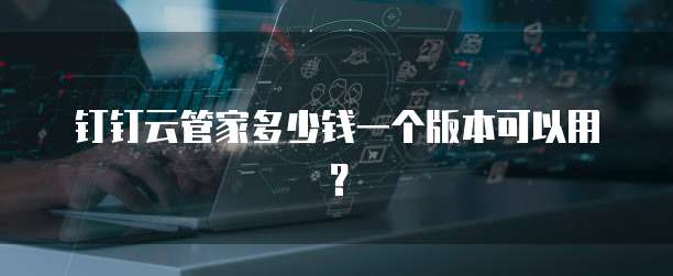 钉钉云管家多少钱一个版本可以用？