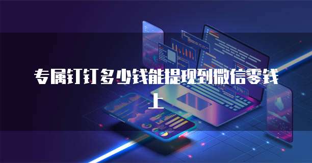 专属钉钉多少钱能提现到微信零钱上