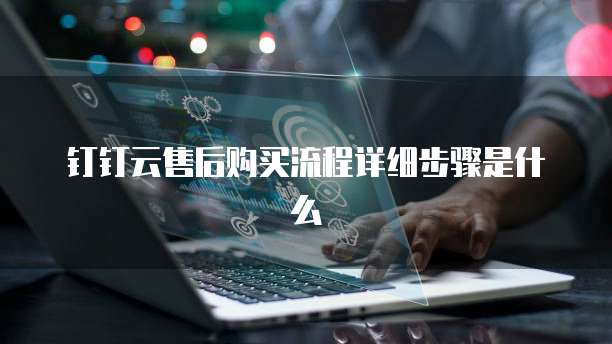 钉钉云售后购买流程详细步骤是什么