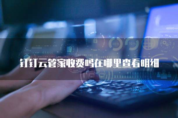 钉钉云管家收费吗在哪里查看明细