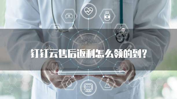 钉钉云售后返利怎么领的到?