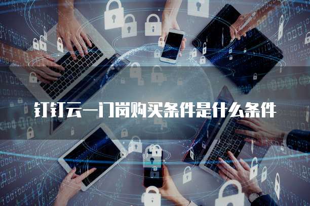 钉钉云一门岗购买条件是什么条件