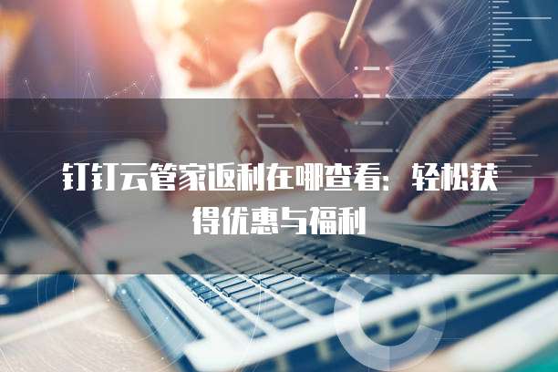 钉钉云管家返利在哪查看:轻松获得优惠与福利