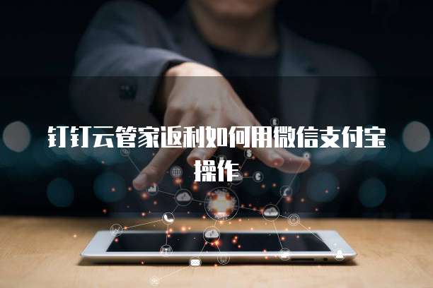 钉钉云管家返利如何用微信支付宝操作