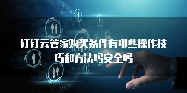 钉钉云管家购买条件有哪些操作技巧和方法吗安全吗