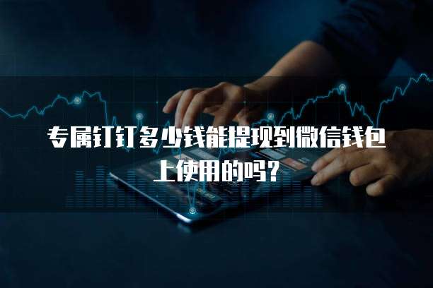 专属钉钉多少钱能提现到微信钱包上使用的吗?