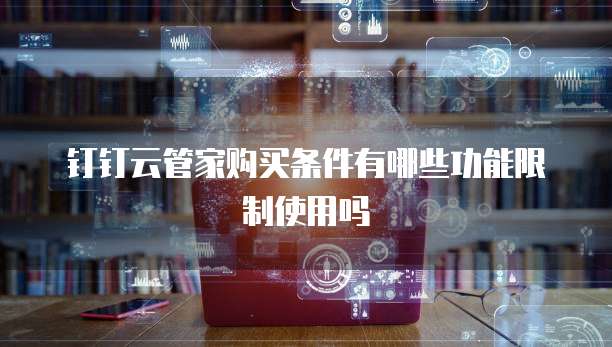 钉钉云管家购买条件有哪些功能限制使用吗