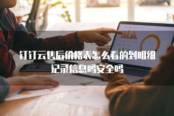 钉钉云售后价格表怎么看的到明细记录信息吗安全吗