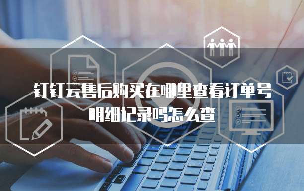 钉钉云售后购买在哪里查看订单号明细记录吗怎么查