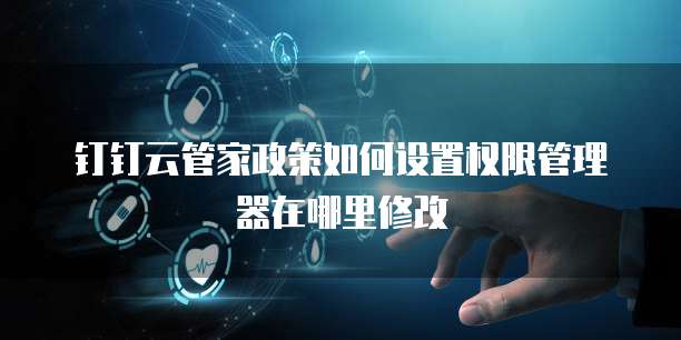 钉钉云管家政策如何设置权限管理器在哪里修改